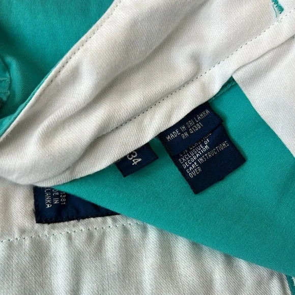Men’s POLO GOLF Ralph Lauren 34 Cotton Twill with stretch Turquoise Classic Fit - Picture 7 of 11